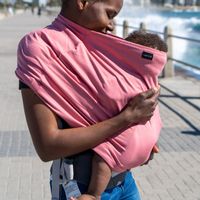 Maccie Multi-Use Stretchy Cover - Misty Pink (Ribbed)
